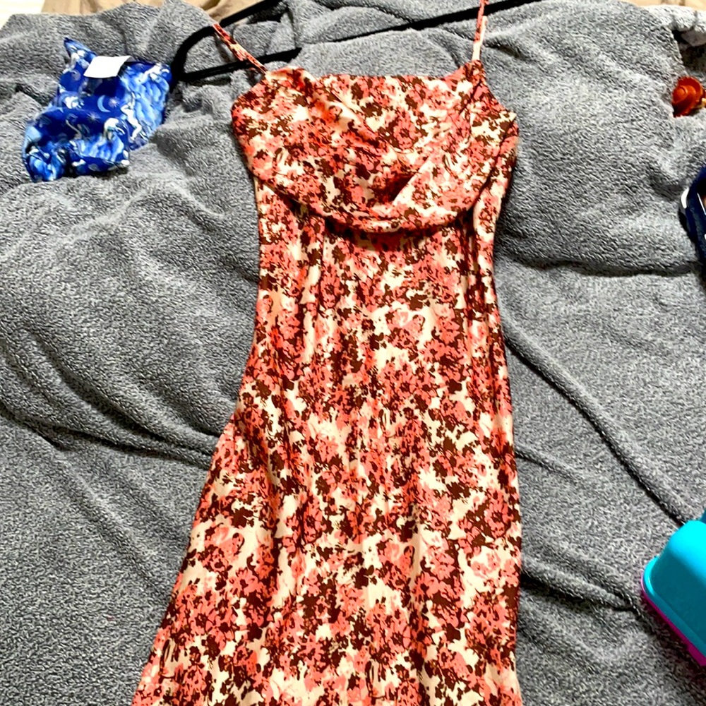 Floral slip dress